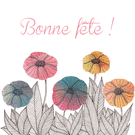 F&ecirc;te florale color&eacute;e pour un moment joyeux